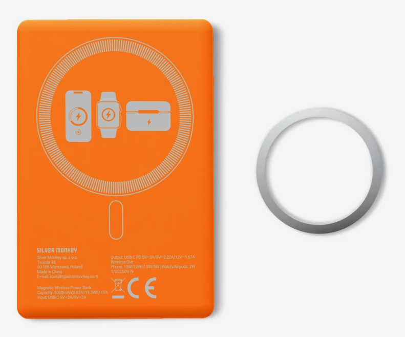 Silver Monkey Silver Monkey Smart 5 000 mAh MagSafe UltraSlim 3w1